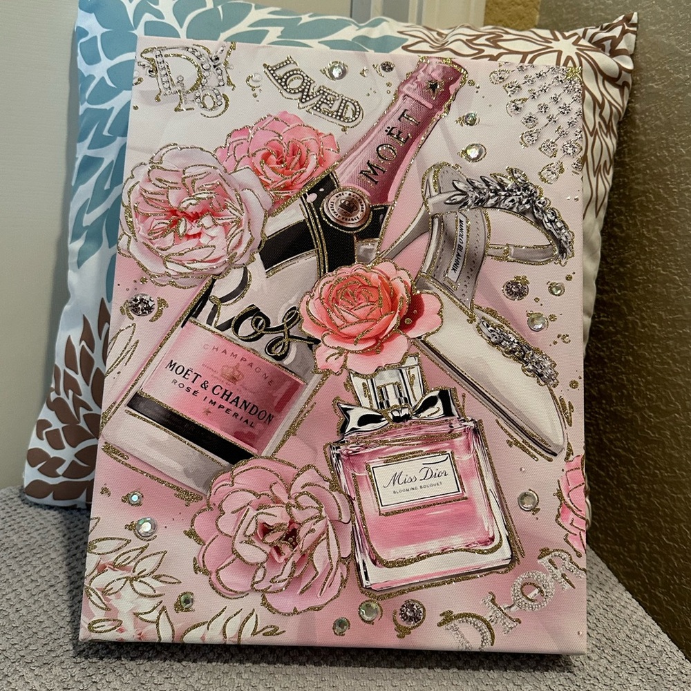 Dior Canvas Wall Art Decor
